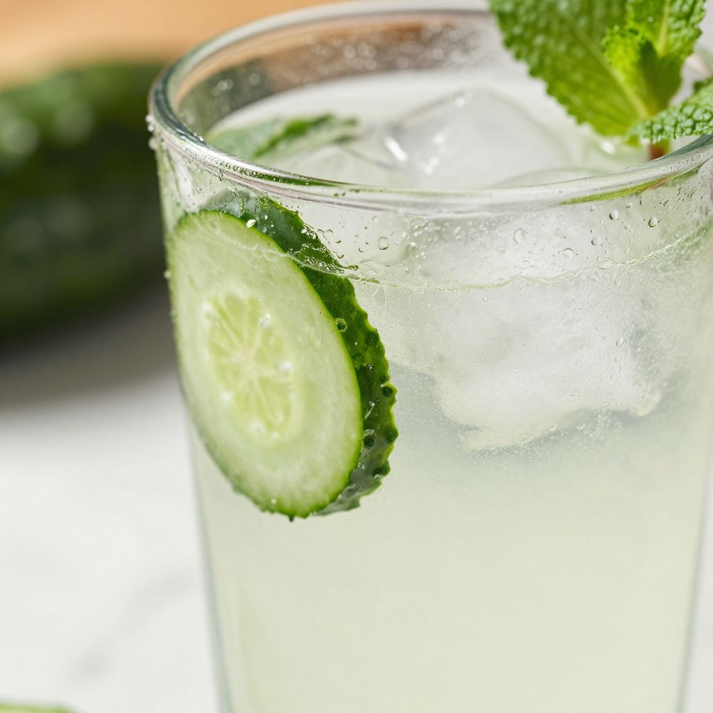 Agua de Pepino preparation