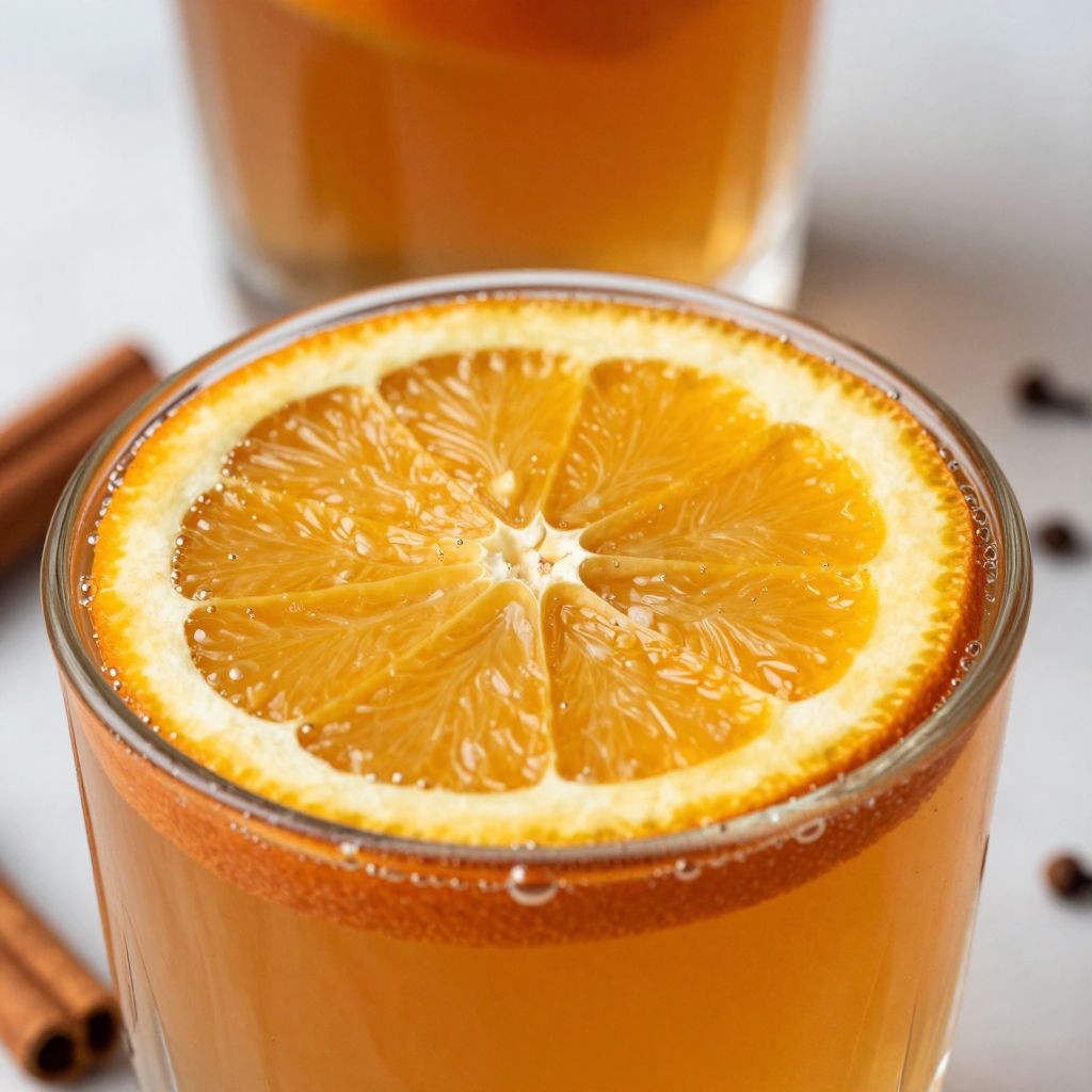 Apple Cider Mocktail Preparation