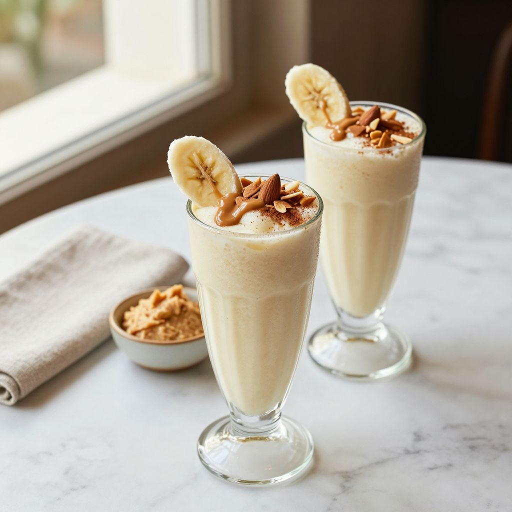 Banana Smoothie Without Yogurt - Final Image