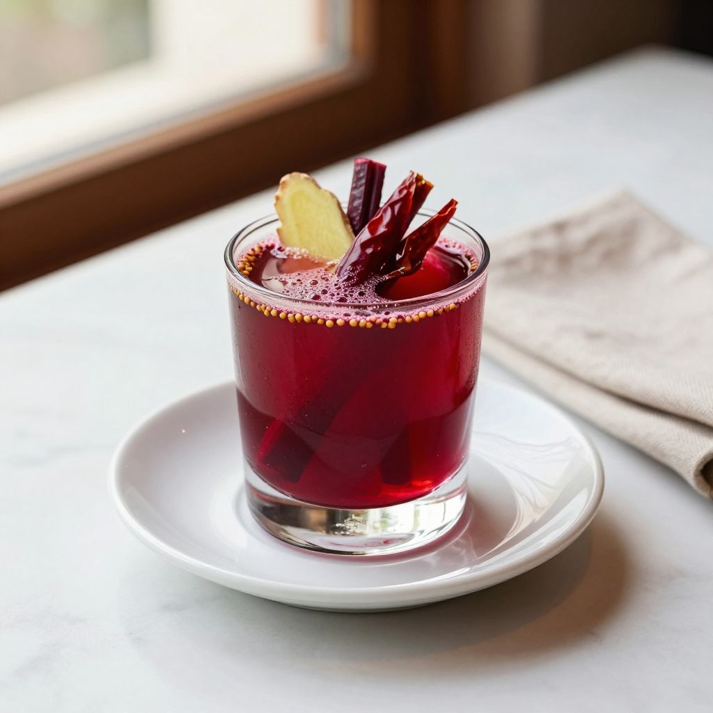 Beetroot Kanji Serving