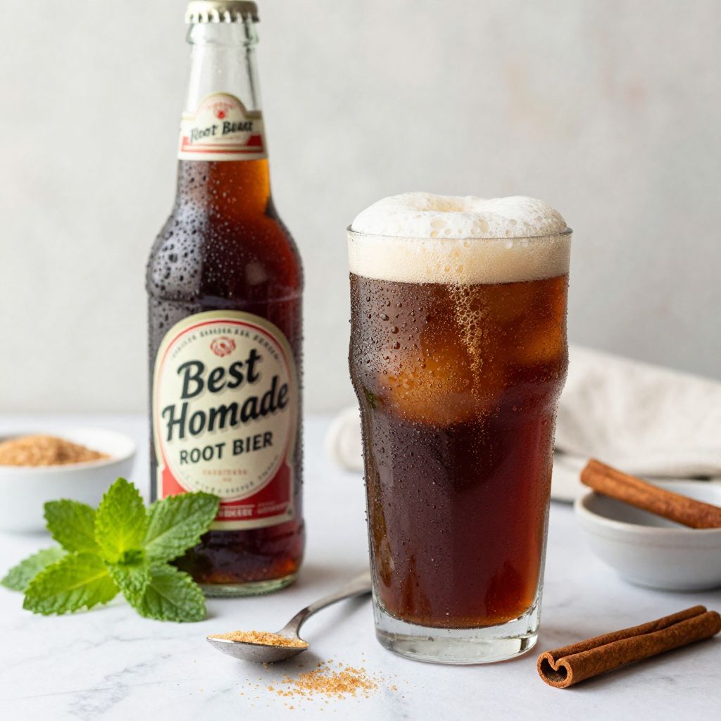 Finished Homemade Root Beer