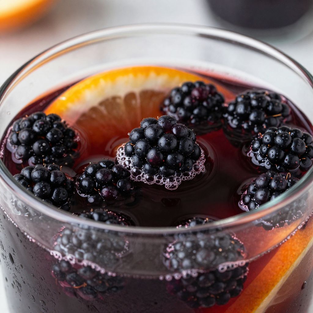 Blackberry Sangria Preparation