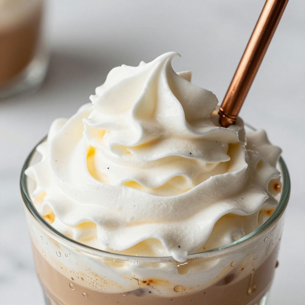 Blended Ice Coffee Preparation Step