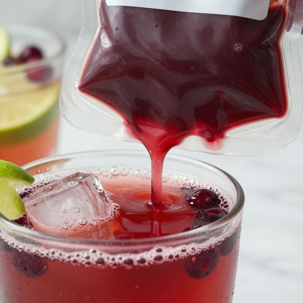 Blood Bag Cocktail