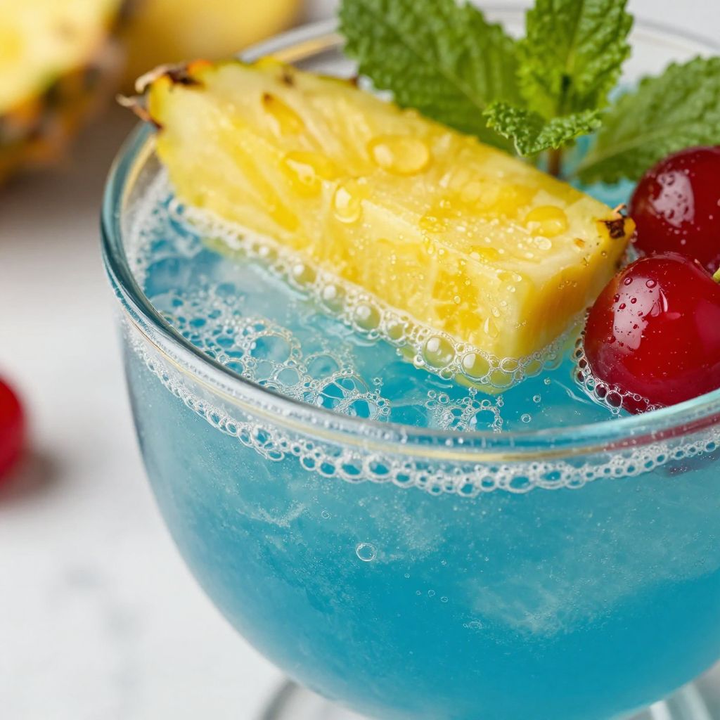 Blue Hawaiian Punch step by step