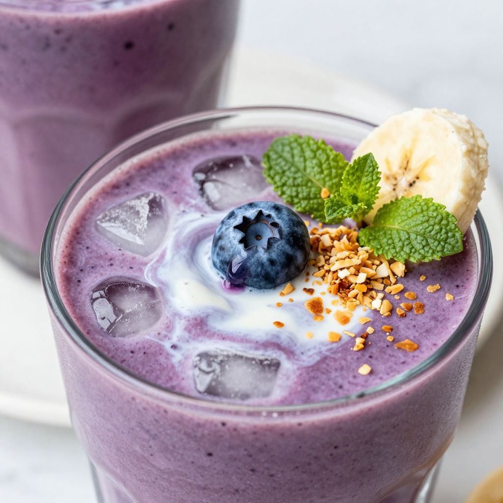 Blueberry Bliss Tropical Smoothie