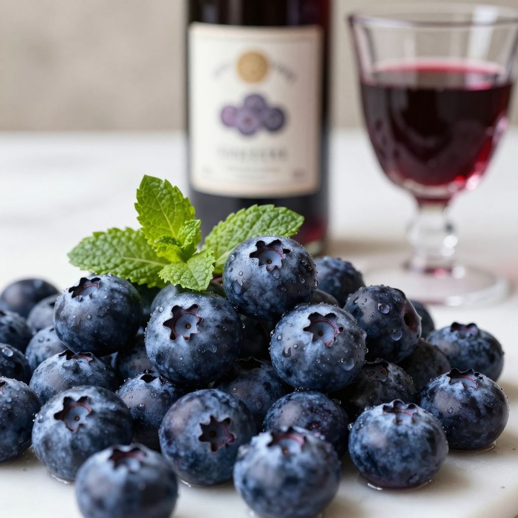 Blueberry wine step preparation