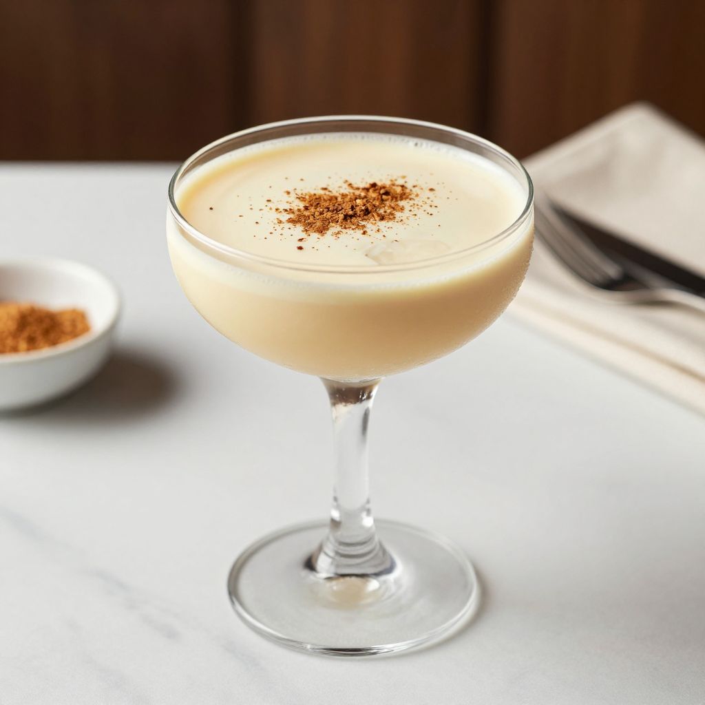 Finished Bourbon Milk Punch