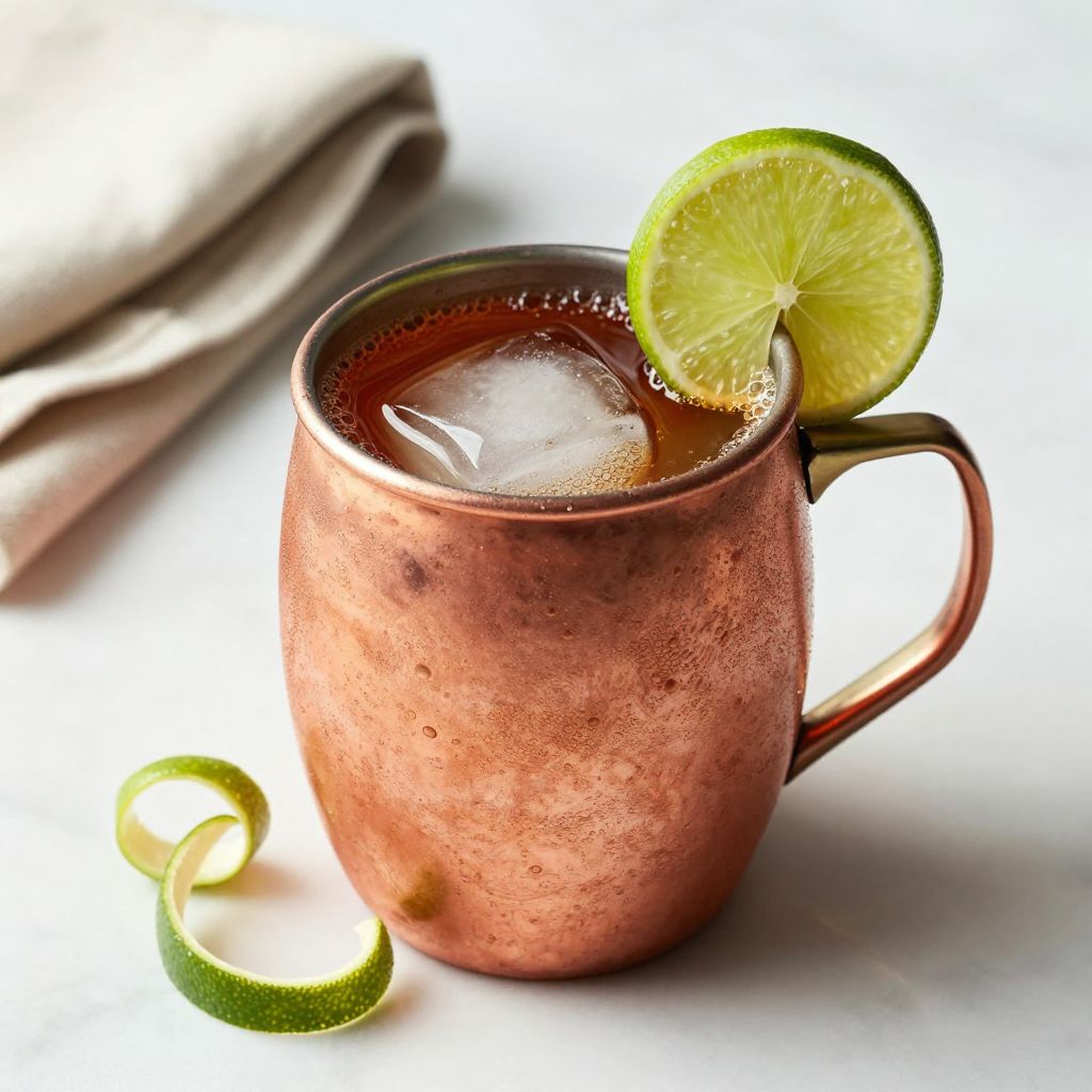 Bourbon Mule Garnish