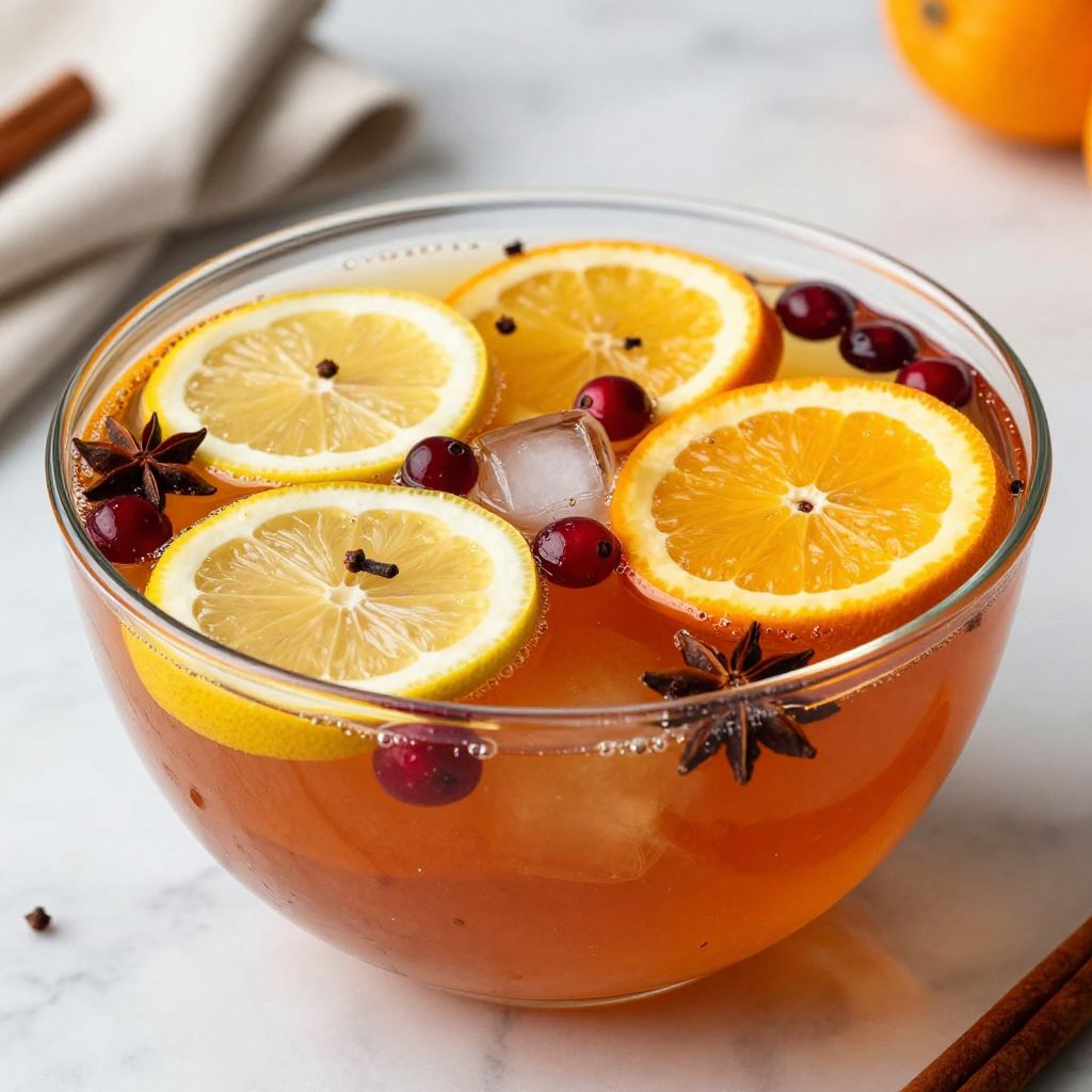Bourbon punch garnish image