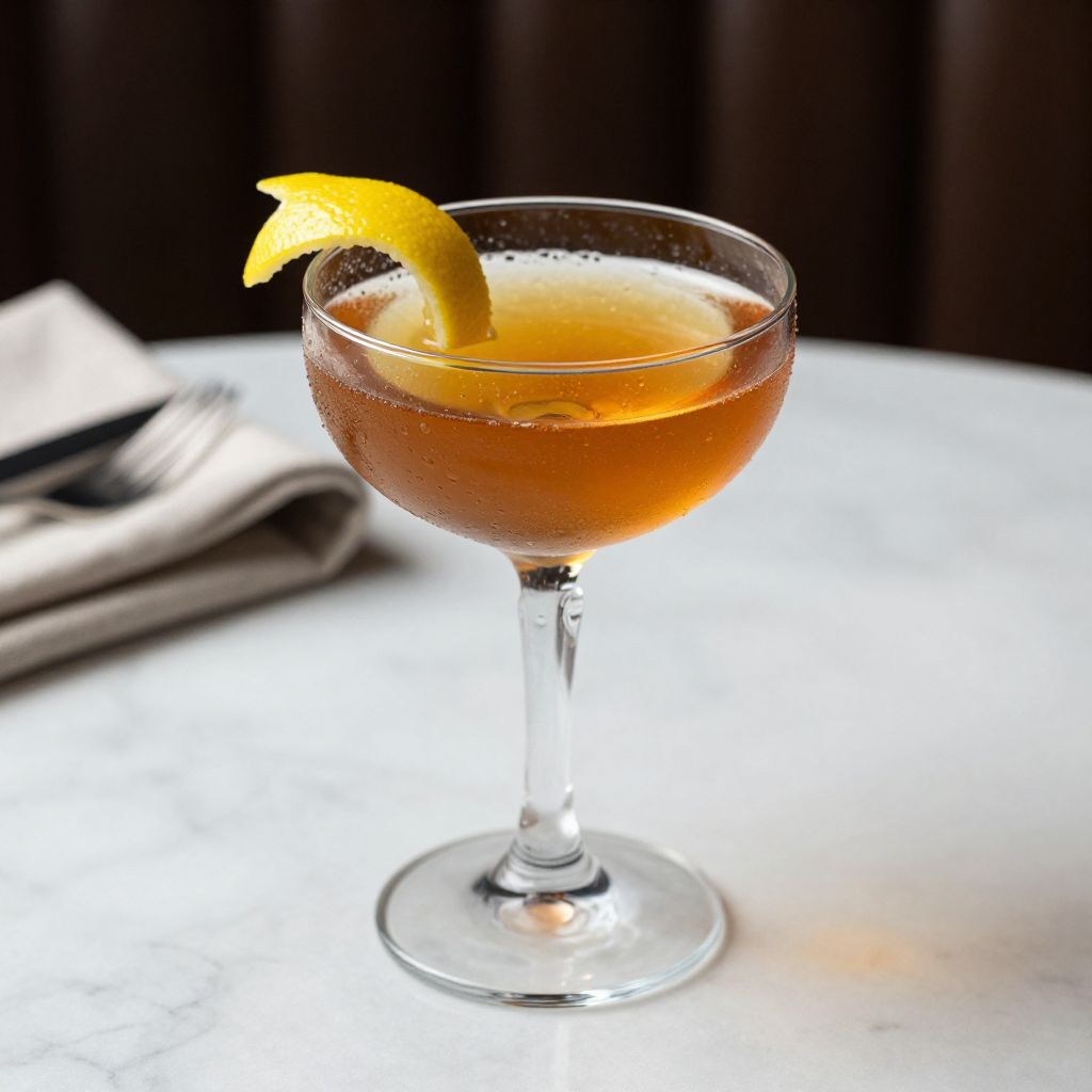 Bourbon Sidecar Cocktail