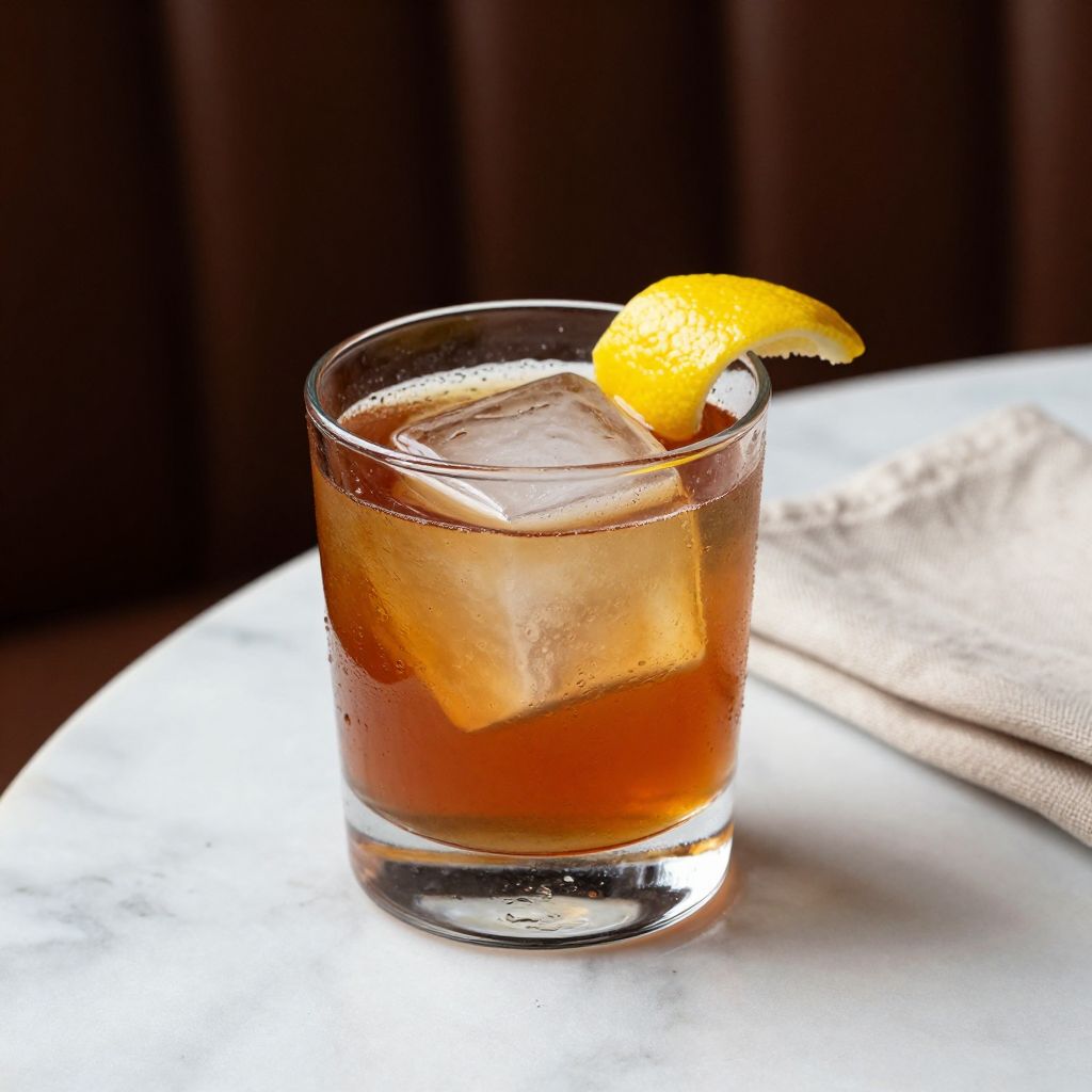 Bourbon Sour Cocktail