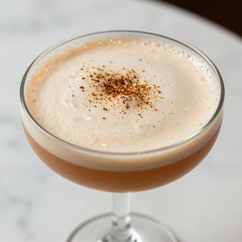 Brandy Milk Punch Preparation