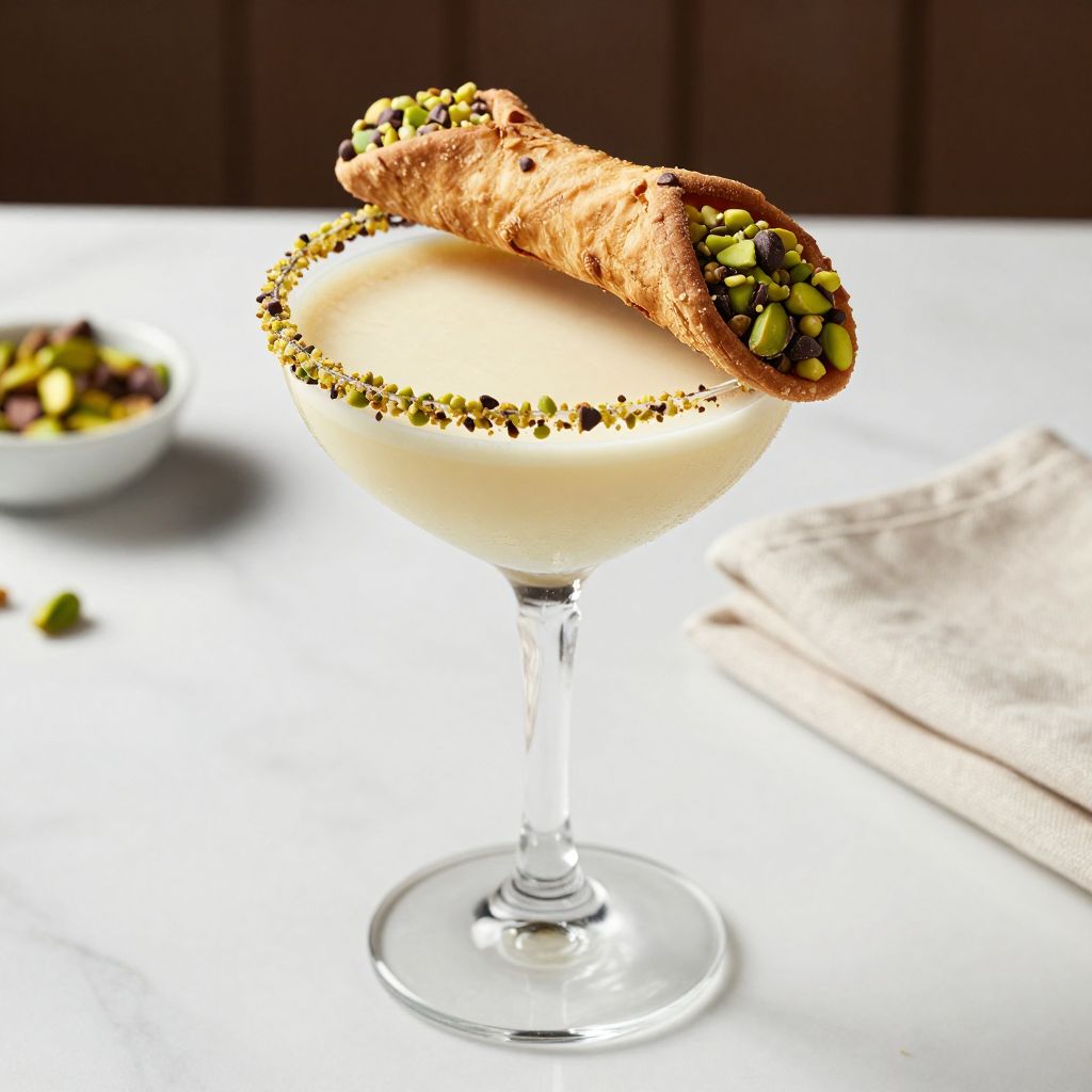 Final Cannoli Martini cocktail image