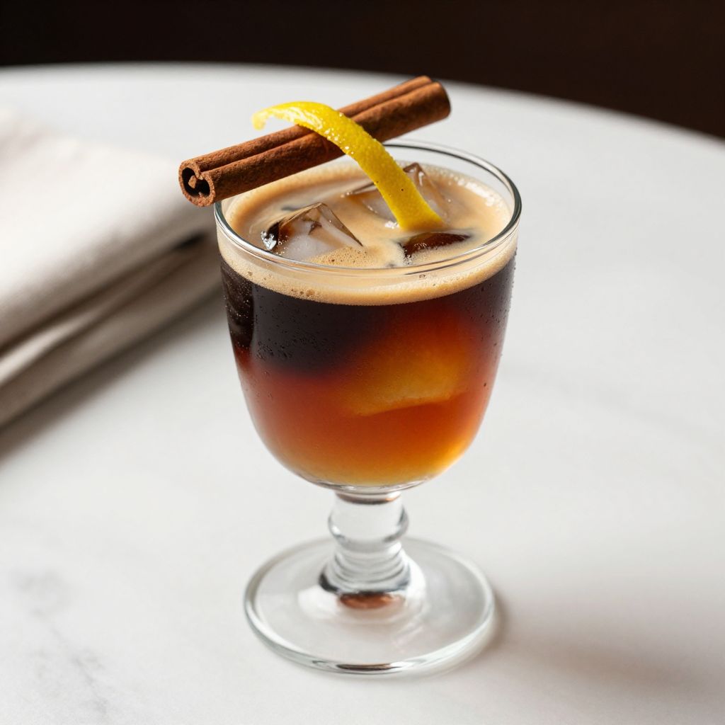 Finished Carajillo drink