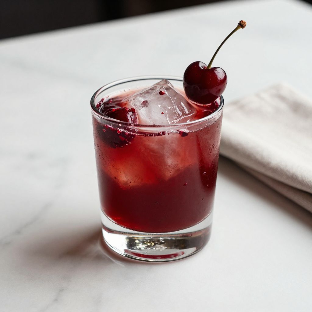 Cherry Bourbon Smash