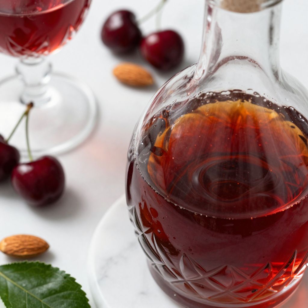Cherry liqueur step by step image