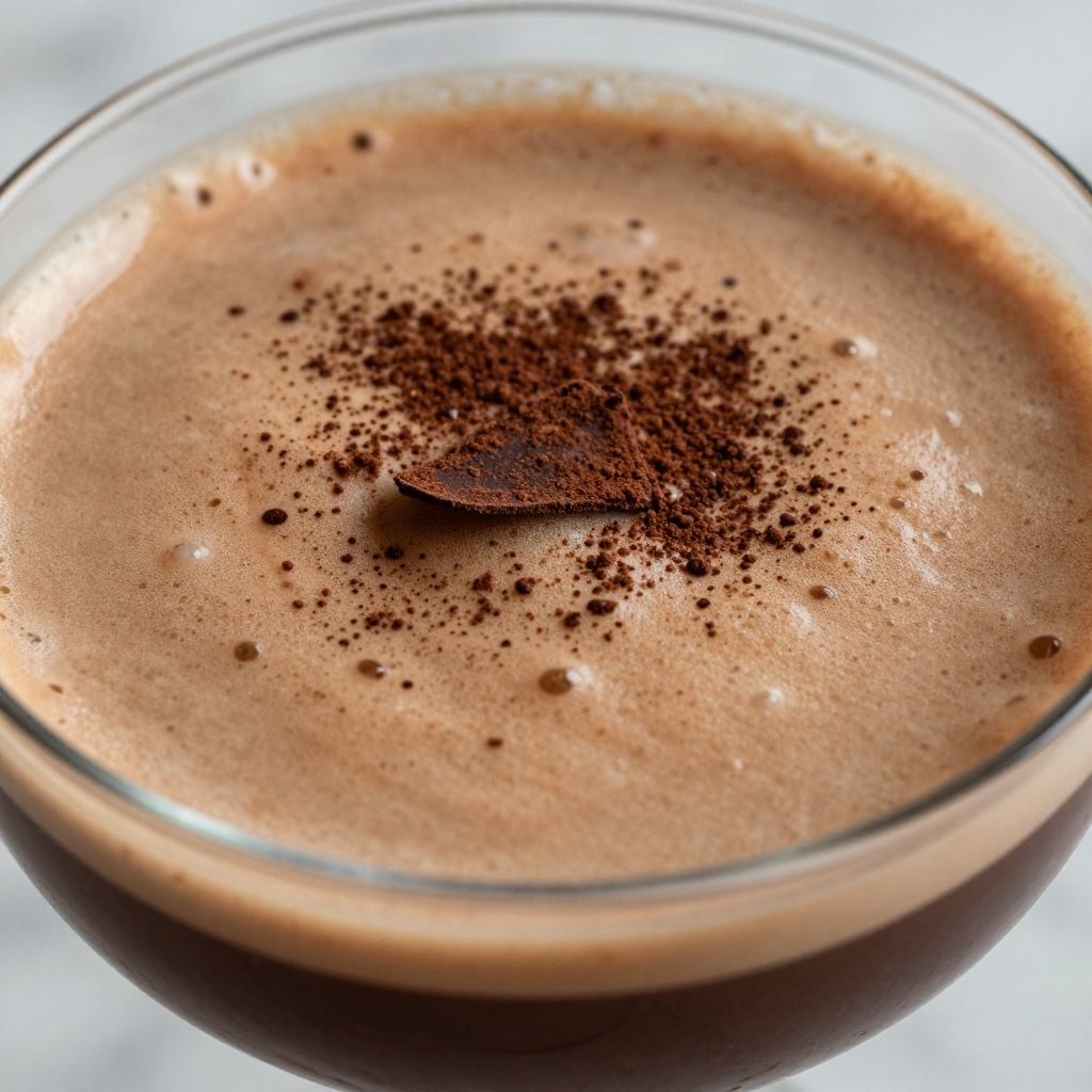 Chocolate Espresso Martini Preparation