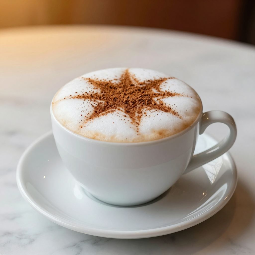Coffee Latte Making Step Image