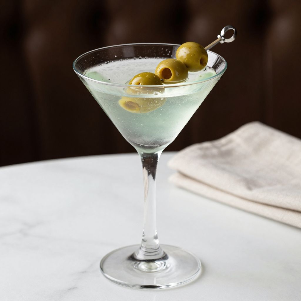 Dirty Martini Glass