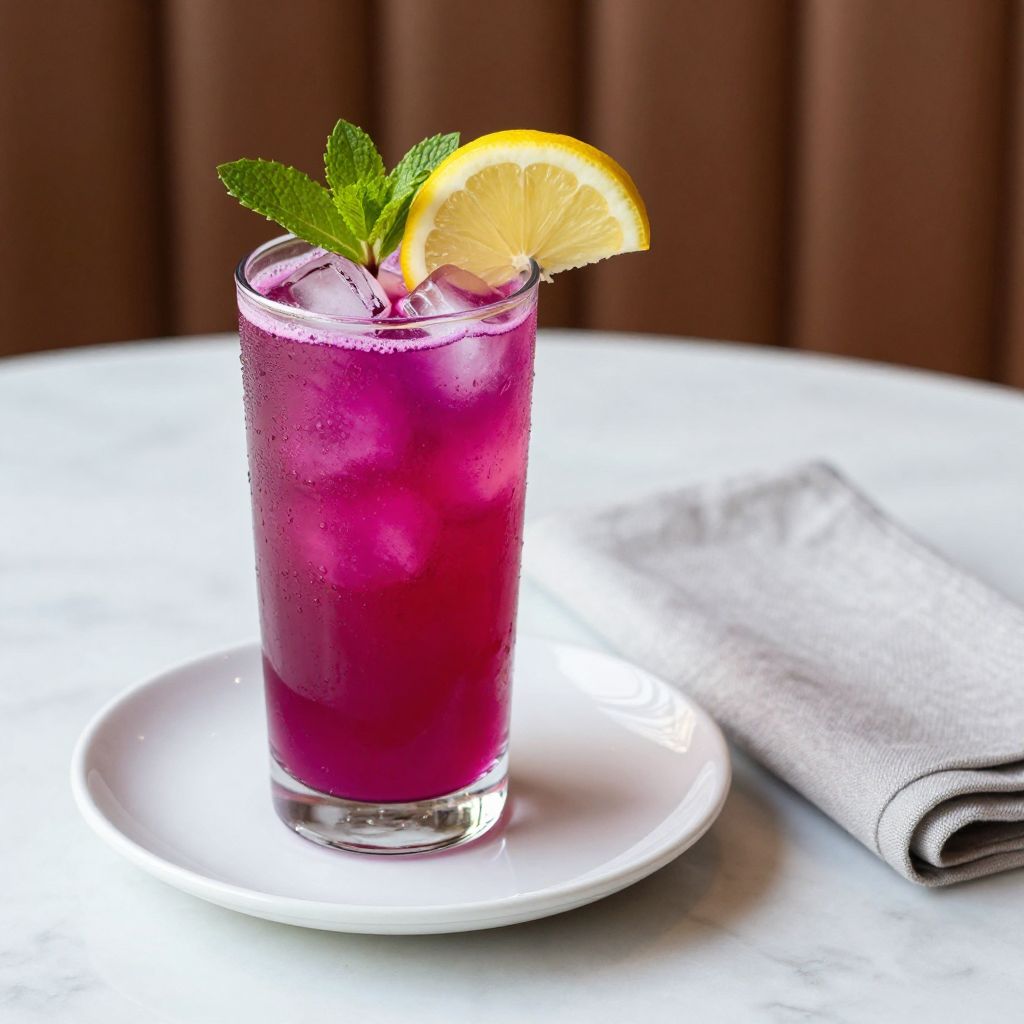 Dragon Fruit Lemonade Serving