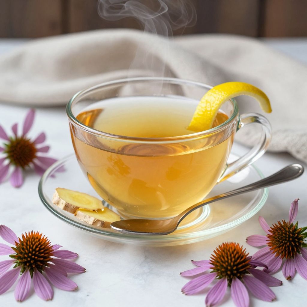 Cup of echinacea tea