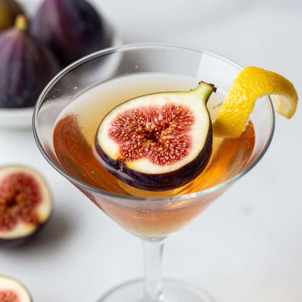 Fig Martini Step by Step Image