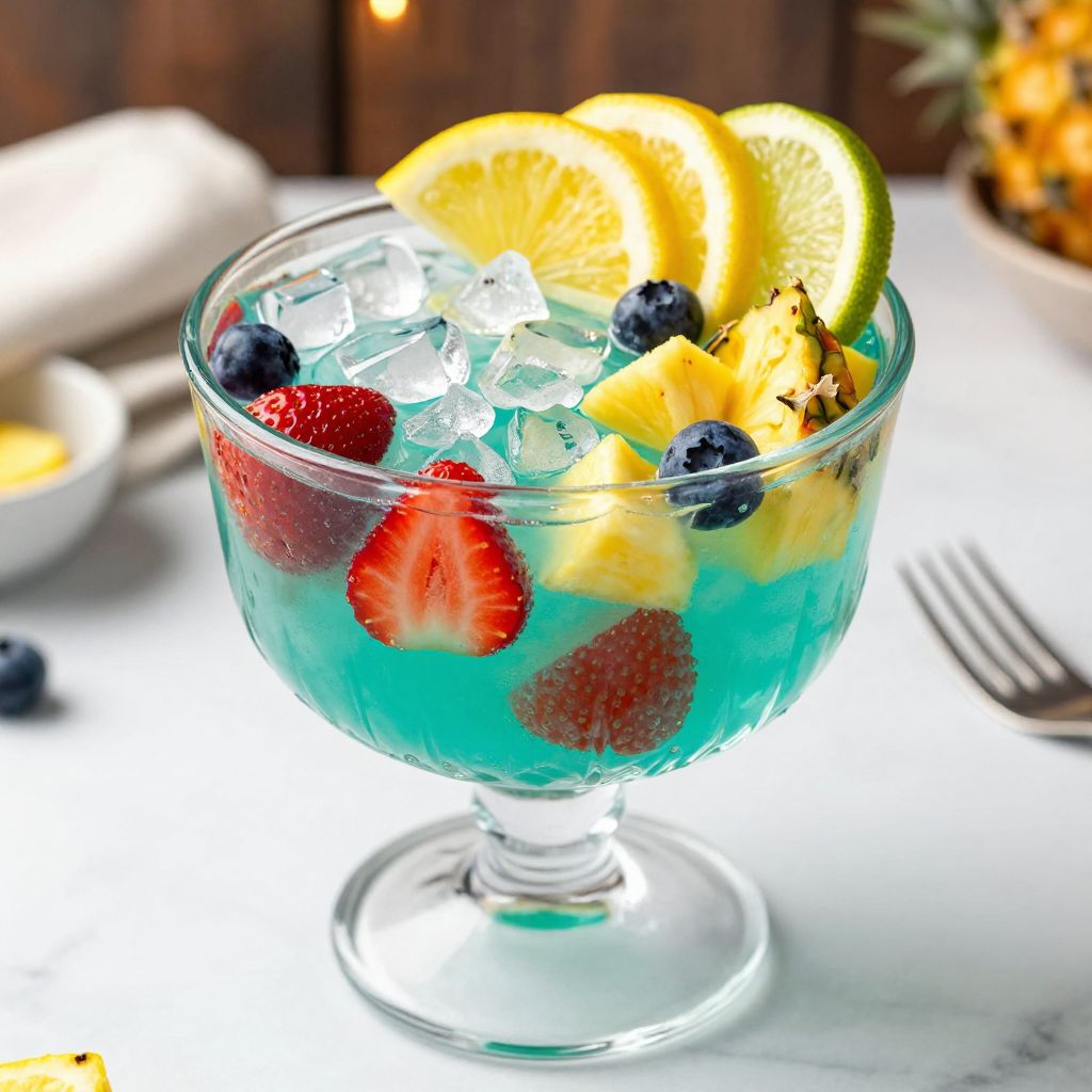 Fish Bowl Drink Serving Image