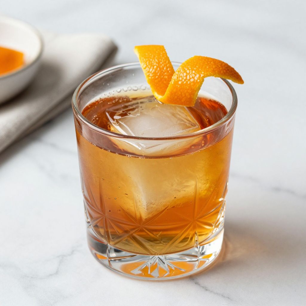 Freezer Door Old Fashioned Garnish