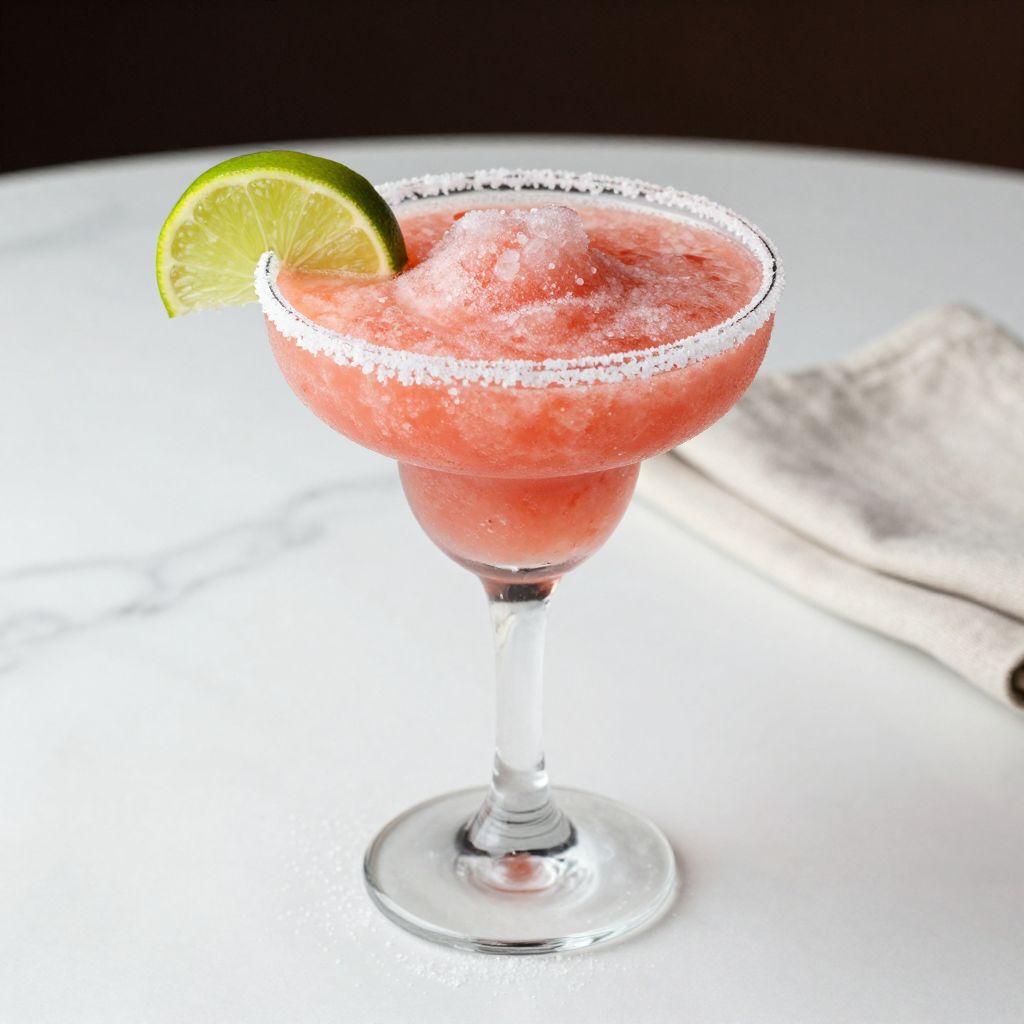 Finished Frozen Strawberry Margarita