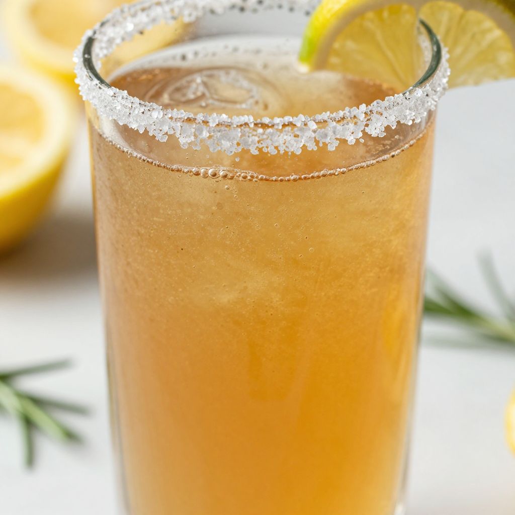 Ginger Beer Mocktail step by step image
