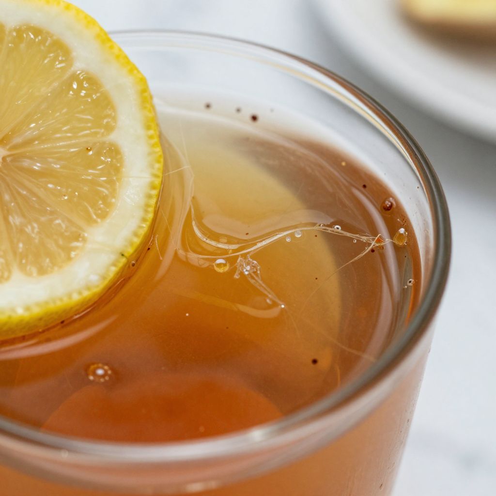 Fresh Ginger Drink Preparation