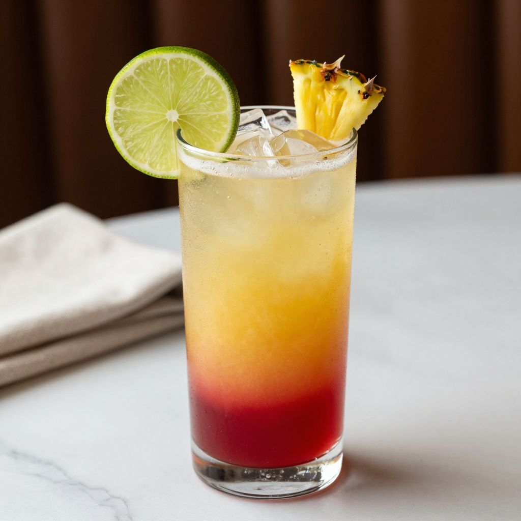 Grateful Dead cocktail served with garnish
