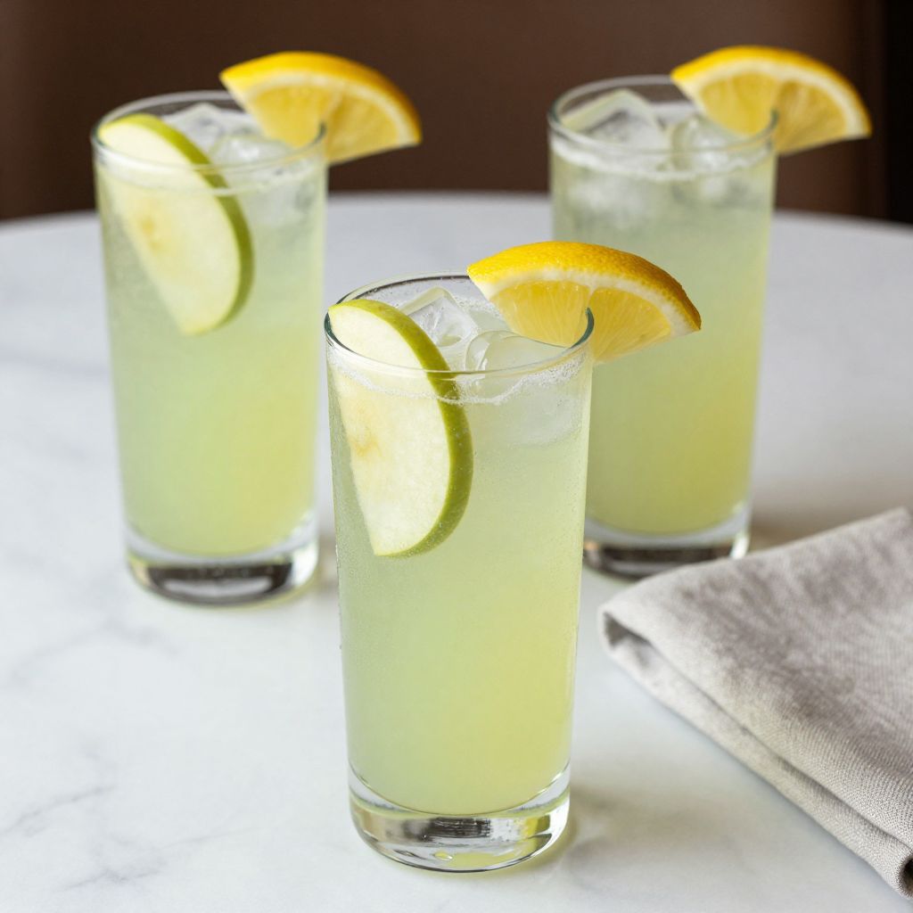 Fresh Green Apple Juice Recipe Image