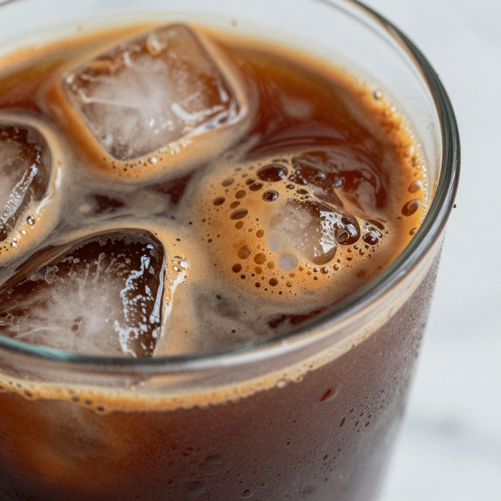 Iced Americano Preparation