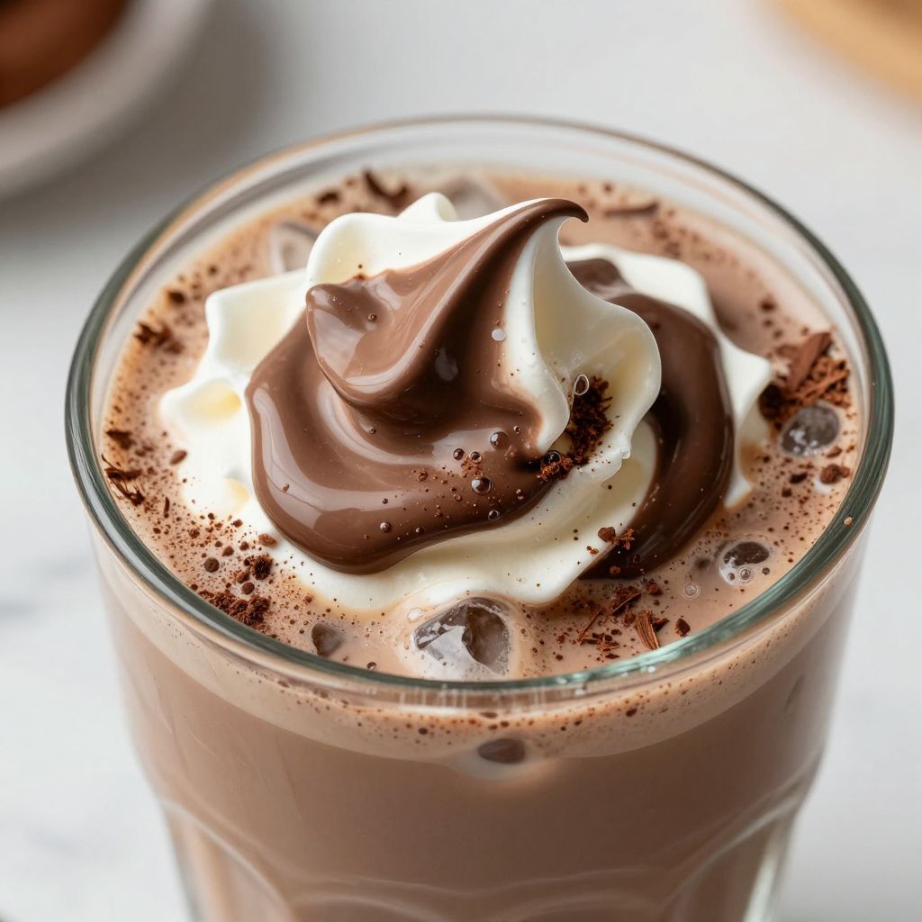 Iced Mocha Latte Step-by-step Instructions