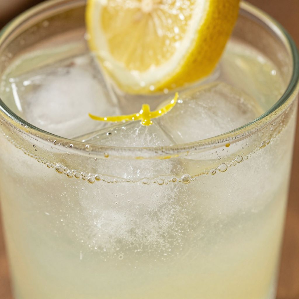 Japanese Lemon Sour preparation