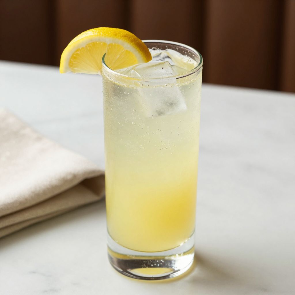Japanese Lemon Sour served
