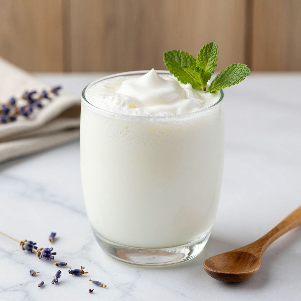 Finished kefir drink