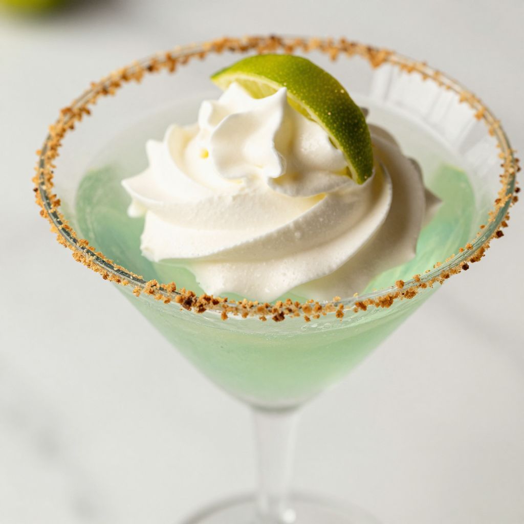Key Lime Pie Martini Preparation