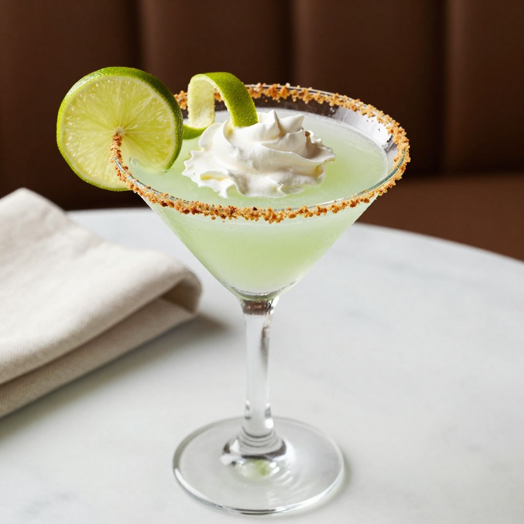 Key Lime Pie Martini Serving