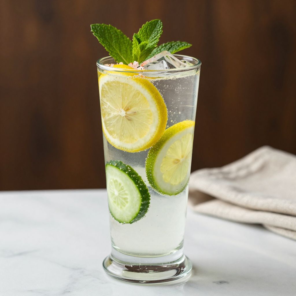 Lake Water Drink in Glass