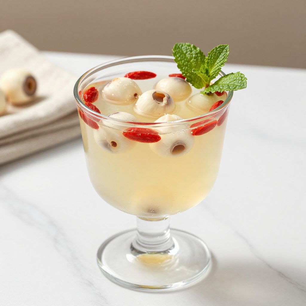 Served Lotus Drink