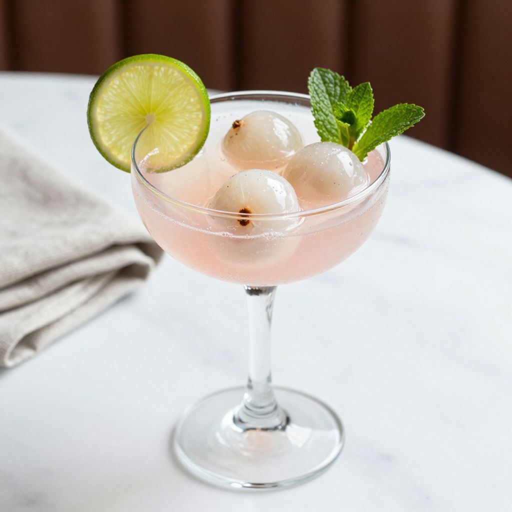 Finished Lychee Cocktail