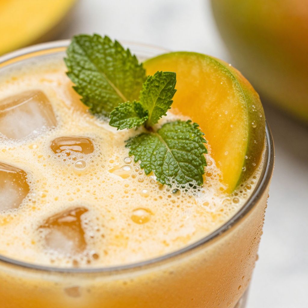 Mango Mocktail Preparation