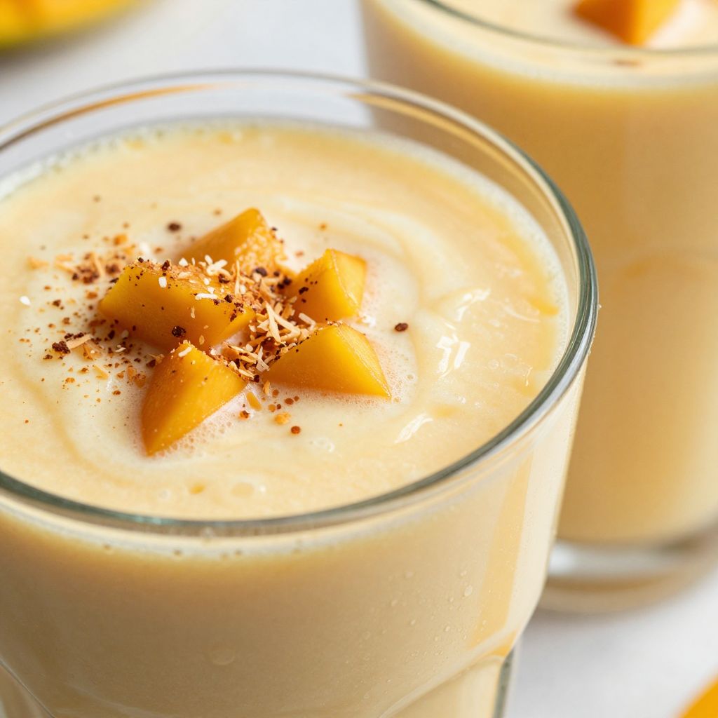 Mango Smoothie Step