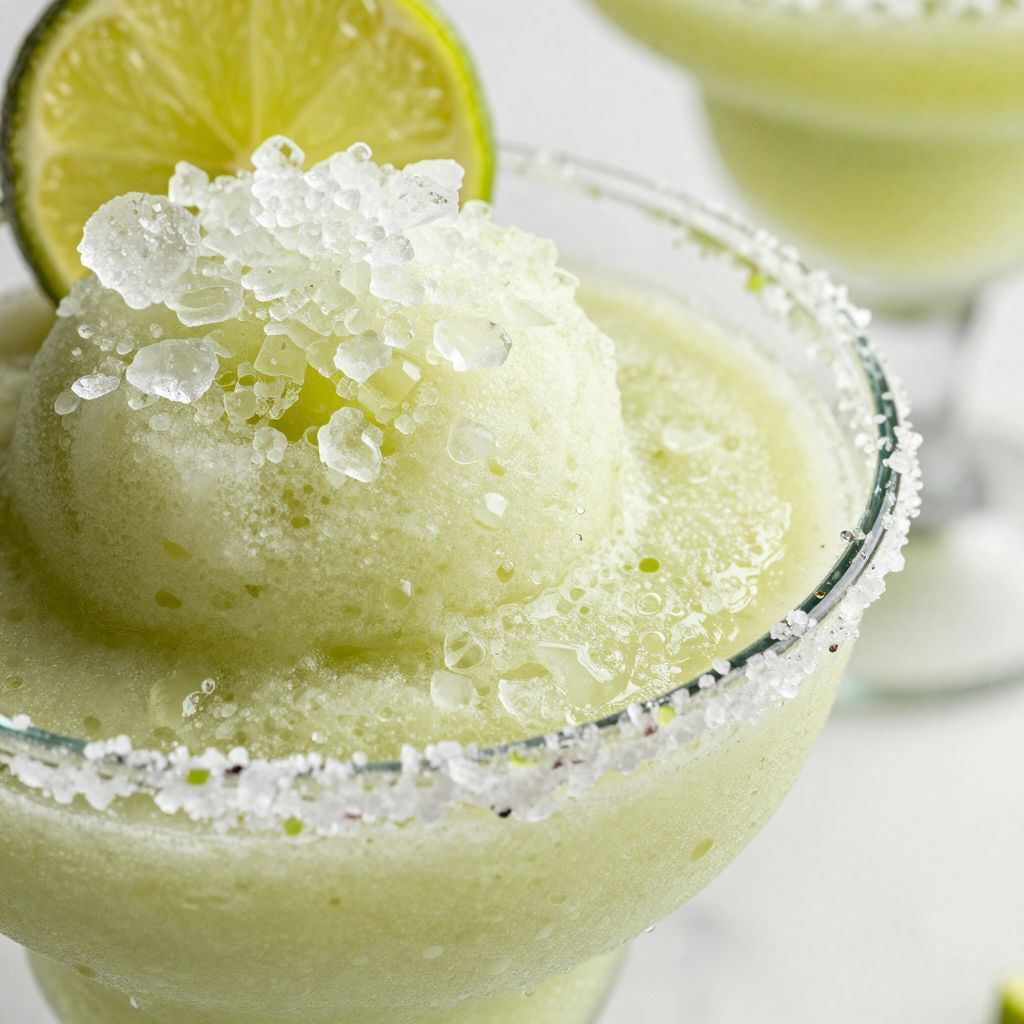 Frozen Margarita Preparation