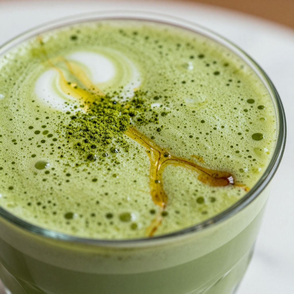 Matcha Coffee Preparation