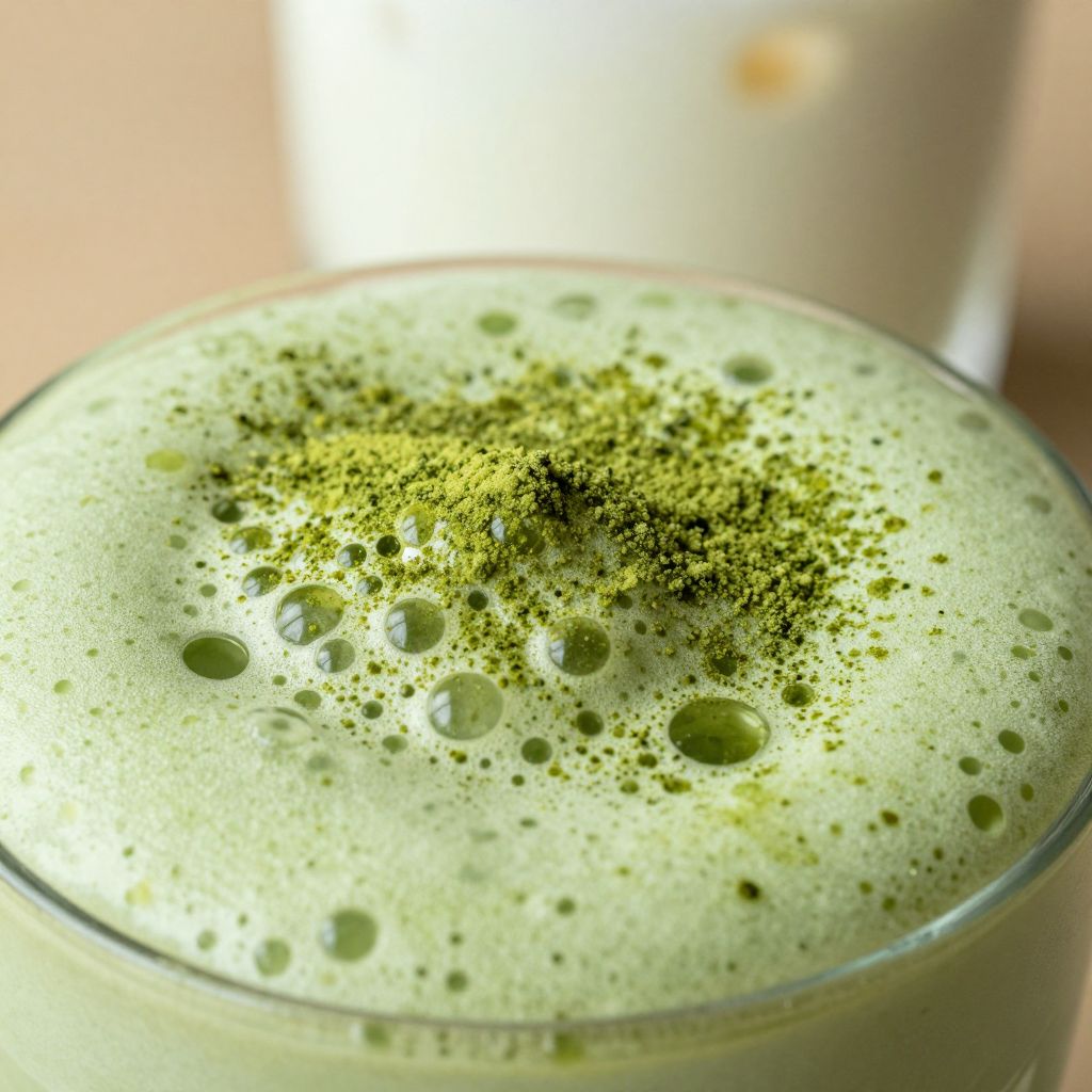 Matcha Cold Foam Process