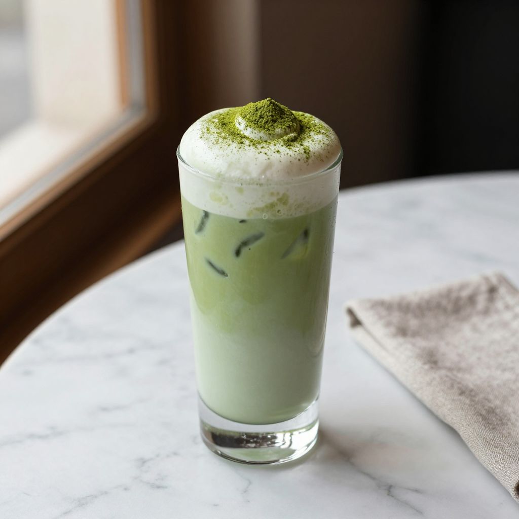 Matcha Cold Foam Final Product